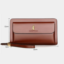 Load image into Gallery viewer, Double Zipper Clutch Wallet for Men