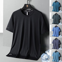 Load image into Gallery viewer, Ice Silk Round Neck T-Shirt