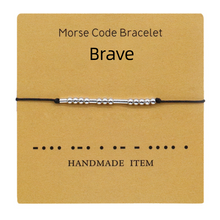 Load image into Gallery viewer, Morse Code Couple Bracelet