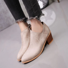 Load image into Gallery viewer, Women Retro High Heel Ankle Boots