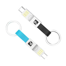 Load image into Gallery viewer, 3-in-1 Keychain Data Sync Charge Cable