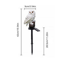 Load image into Gallery viewer, Eagle Figure Garden Solar Post