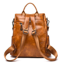 Load image into Gallery viewer, Women Fashion Soft Leather Backpack