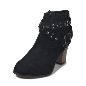 Women Round Toe Ankle Boots