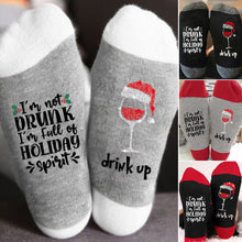 Load image into Gallery viewer, Christmas Letter Print Socks