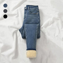 Load image into Gallery viewer, Thermal Fleece Denim Jeggings