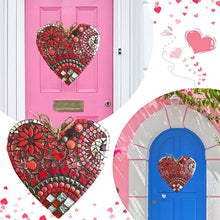 Load image into Gallery viewer, Large Garden Mosaic Heart Decoration