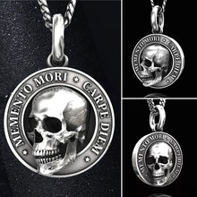 Load image into Gallery viewer, Memento Mori Skull Pendant