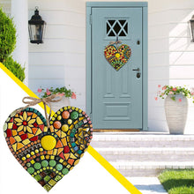 Load image into Gallery viewer, Large Garden Mosaic Heart Decoration