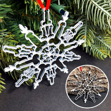 Load image into Gallery viewer, Funny Snowflake Ornament