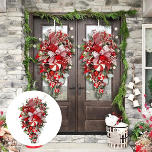 Candy Cane Wreath - Christmas Decoration