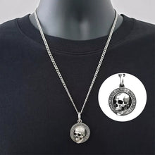 Load image into Gallery viewer, Memento Mori Skull Pendant