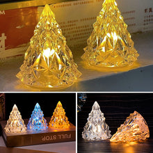 Load image into Gallery viewer, Mini LED Crystal Christmas Tree Night Light