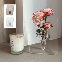 Load image into Gallery viewer, Photo Frame Vase Desktop Flower Arrangement Ornament