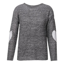 Load image into Gallery viewer, Women Casual Heart Long Sleeve Jumper Knitted Sweater