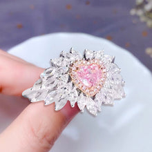 Load image into Gallery viewer, Heart-Shaped Pink Diamond Ring