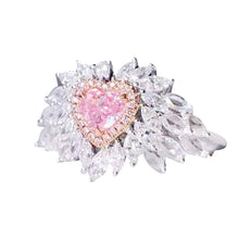 Load image into Gallery viewer, Heart-Shaped Pink Diamond Ring