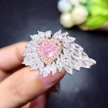 Load image into Gallery viewer, Heart-Shaped Pink Diamond Ring