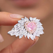 Load image into Gallery viewer, Heart-Shaped Pink Diamond Ring