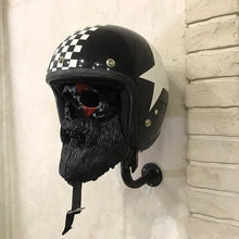 Load image into Gallery viewer, Motorcycle Skull Helmet Holder