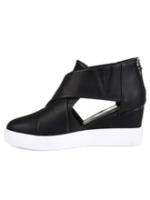 Load image into Gallery viewer, Women Spring Cut Out Ankle Boots Wedge Sneakers Plus Size Shoes