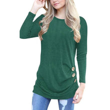 Load image into Gallery viewer, Women&#39;s Casual Long Sleeve Round Neck Shirt