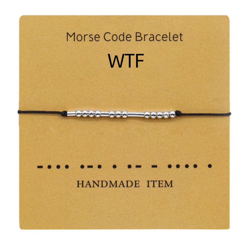 Morse Code Couple Bracelet