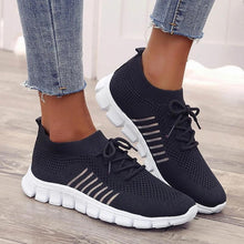 Load image into Gallery viewer, Women Walking Mesh Lace Up Casual Breathable Sneakers