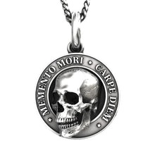 Load image into Gallery viewer, Memento Mori Skull Pendant