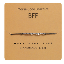 Load image into Gallery viewer, Morse Code Couple Bracelet