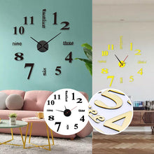 Load image into Gallery viewer, Modern DIY Punch-Free Wall Clock