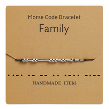 Load image into Gallery viewer, Morse Code Couple Bracelet