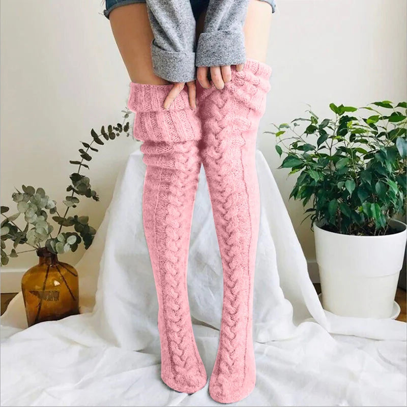 Hand-knitted Winter Stockings