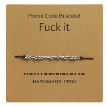 Load image into Gallery viewer, Morse Code Couple Bracelet