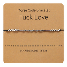 Load image into Gallery viewer, Morse Code Couple Bracelet