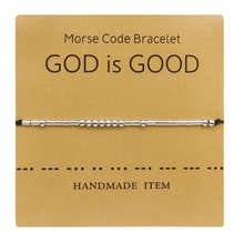 Load image into Gallery viewer, Morse Code Couple Bracelet