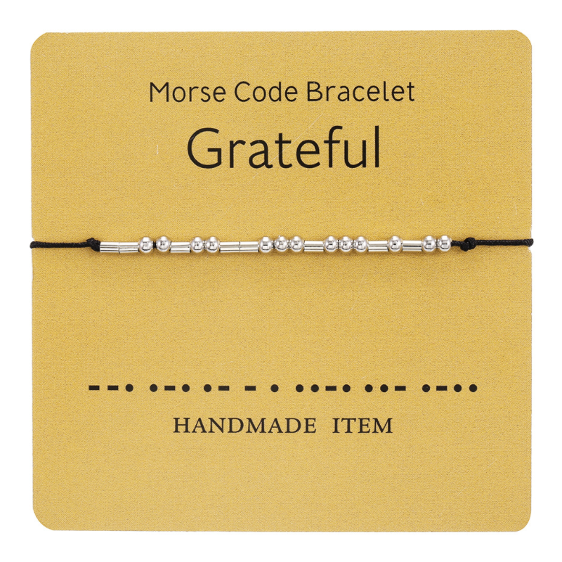 Morse Code Couple Bracelet