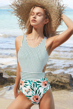 Load image into Gallery viewer, Miss U Poppy Print One-Piece Swimsuit.c