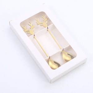 Christmas Decorations for Home - Christmas Metal Spoon Gift Set