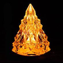 Load image into Gallery viewer, Mini LED Crystal Christmas Tree Night Light