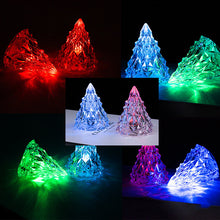 Load image into Gallery viewer, Mini LED Crystal Christmas Tree Night Light