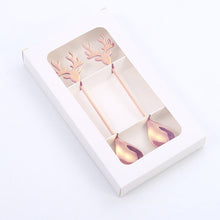 Load image into Gallery viewer, Christmas Decorations for Home - Christmas Metal Spoon Gift Set